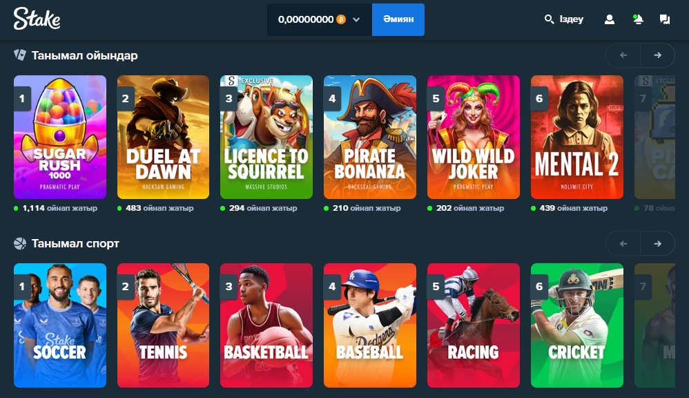 Stake Casino Games
